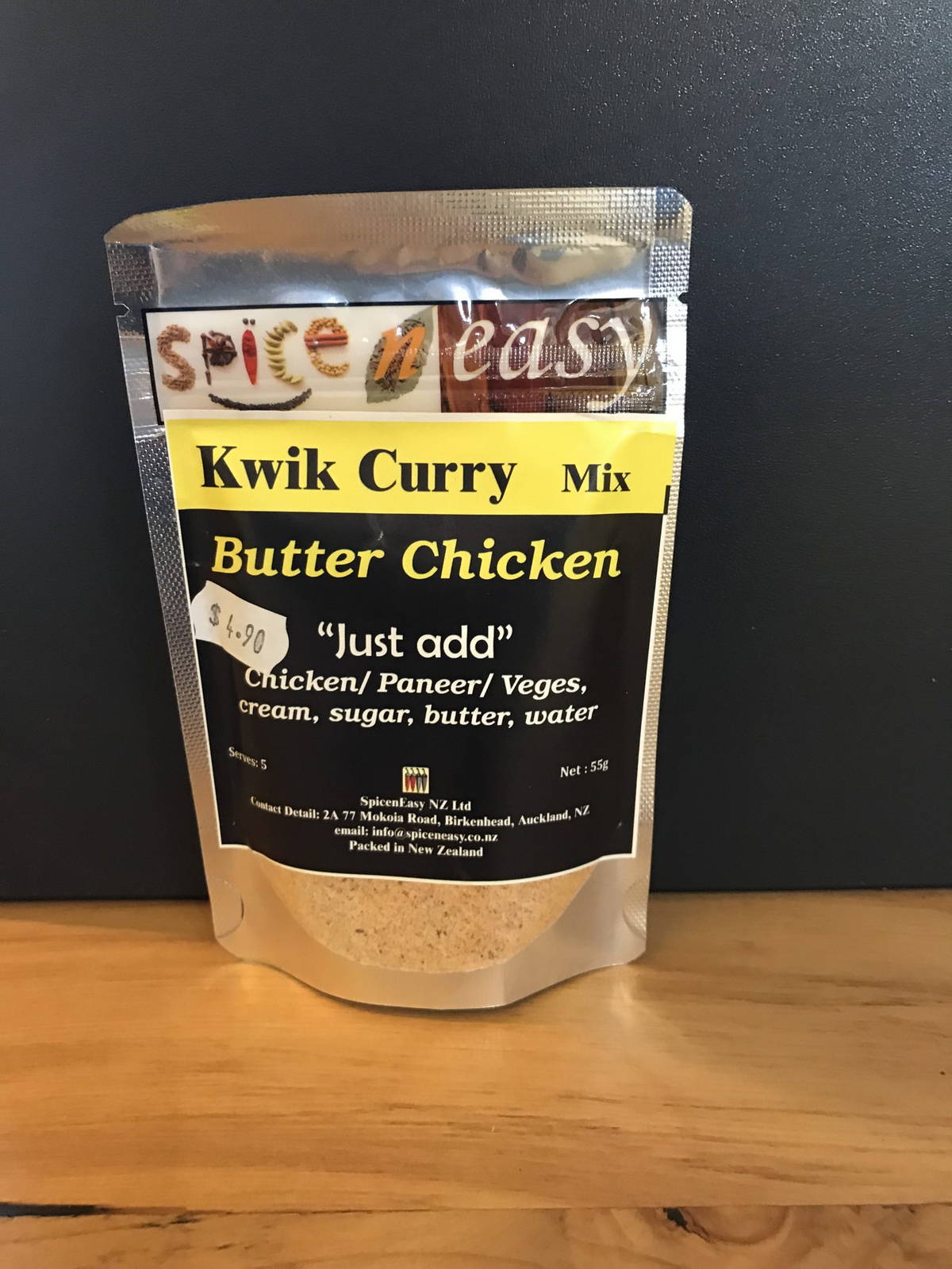Kwik Curry Butter Chicken Spice N Easy Auckland Nz C Est Cheese Featherston